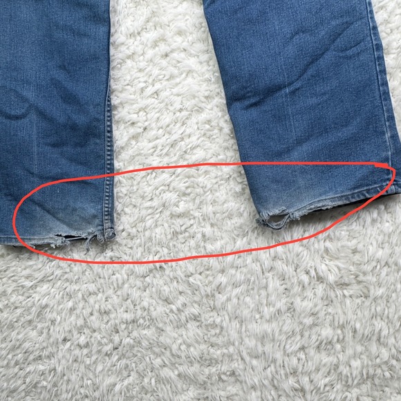 Vintage 80s Action Casuals by Levi Strauss Men's Blue Denim Jeans 40x30 Trashed‎ - Picture 11 of 14